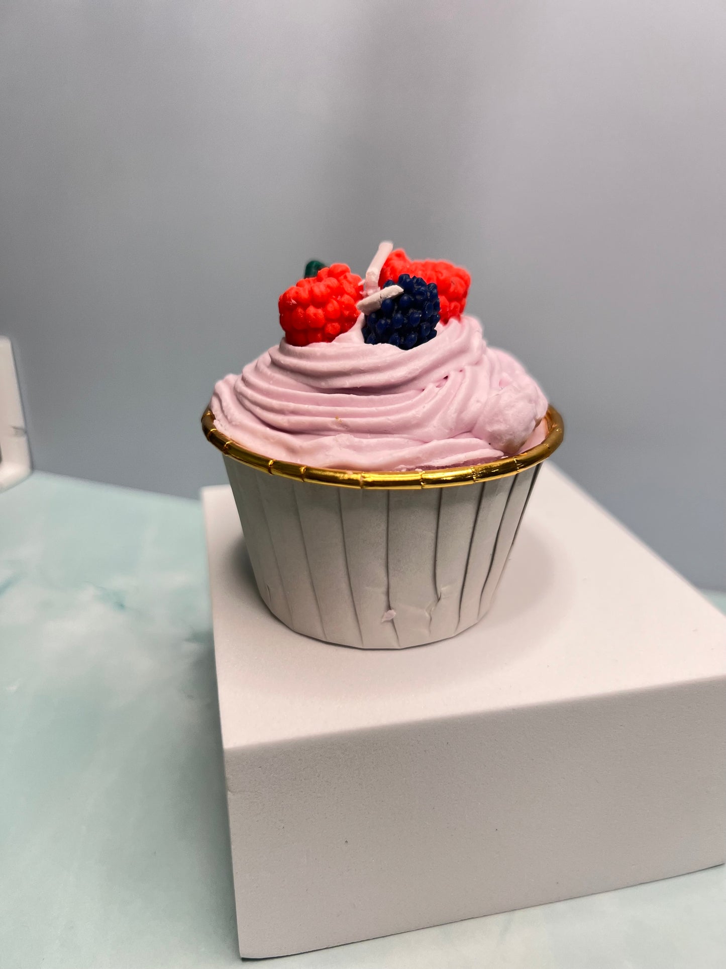 Strawberry Cupcake Candle