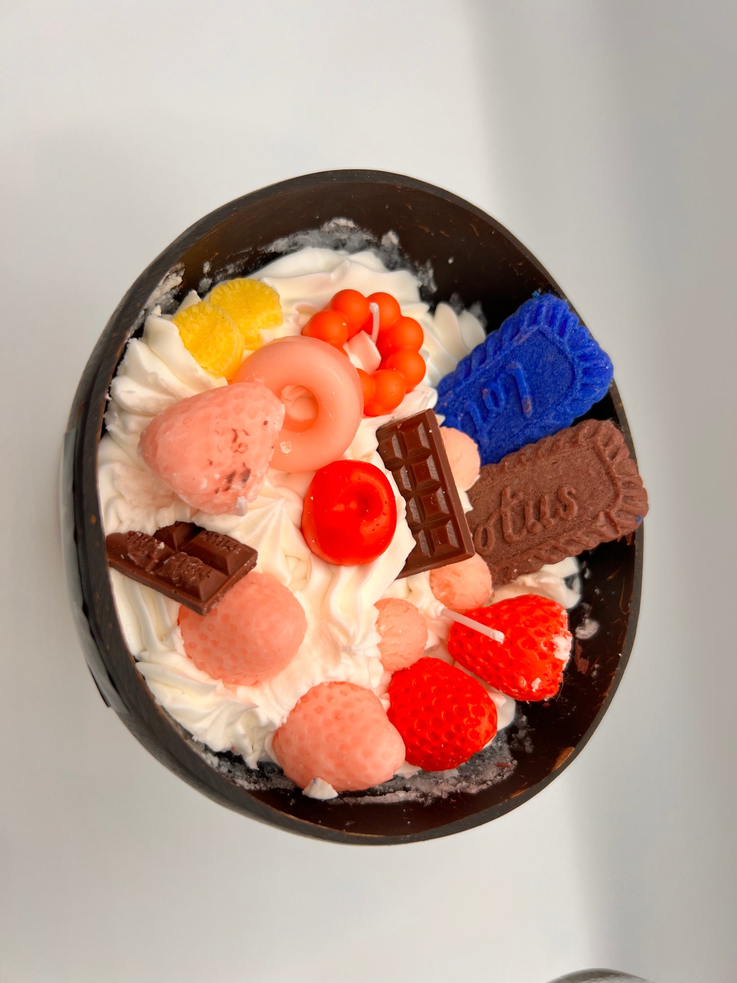 Coconut Shell Dessert Candle