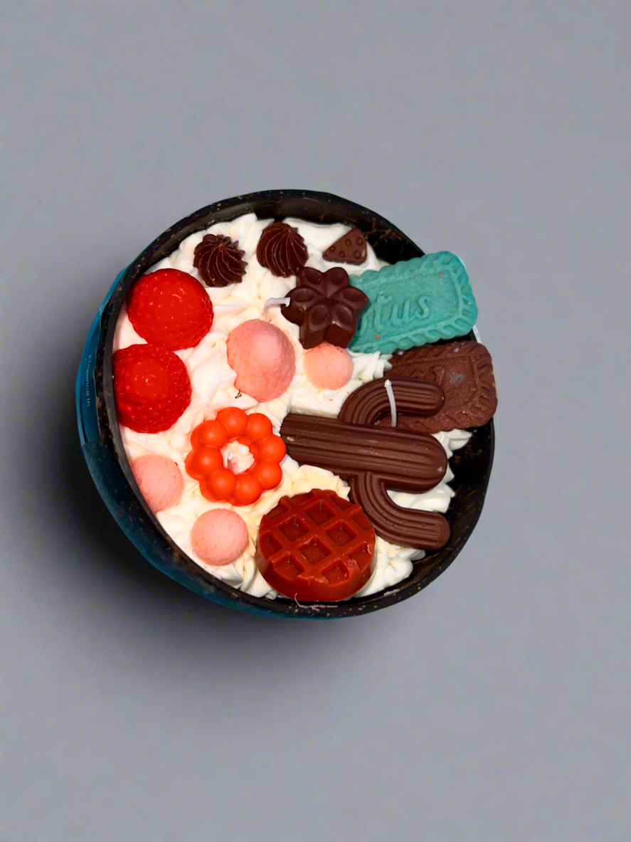 š« Coconut Cocoa Bliss ā Handmade Candle š«