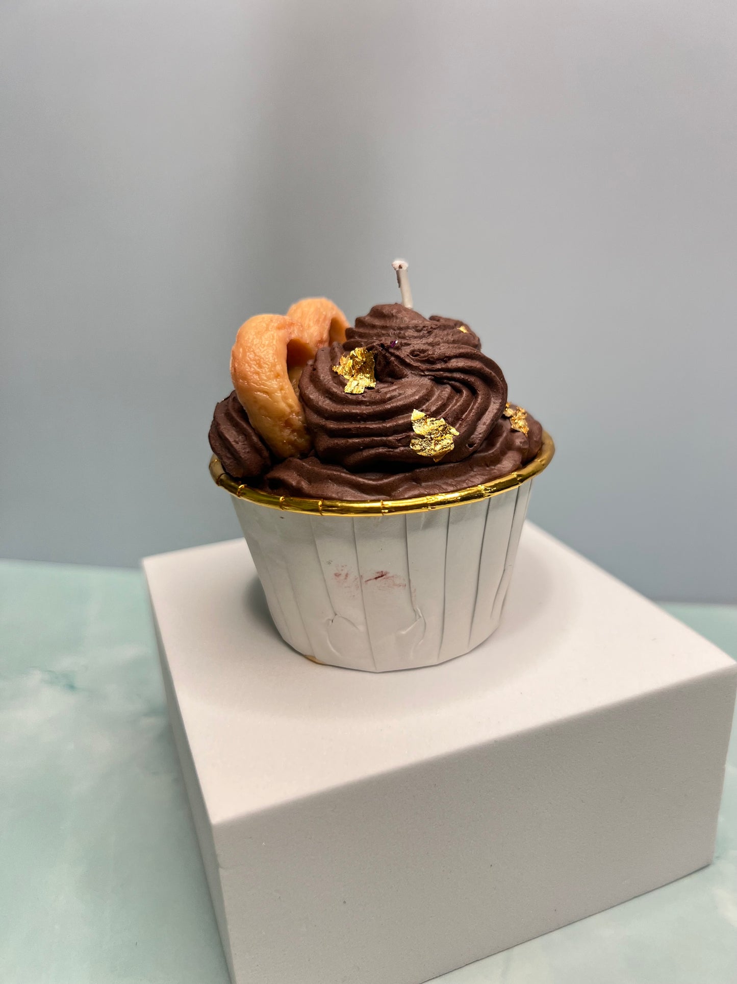 Chocolate Cupcake Candle
